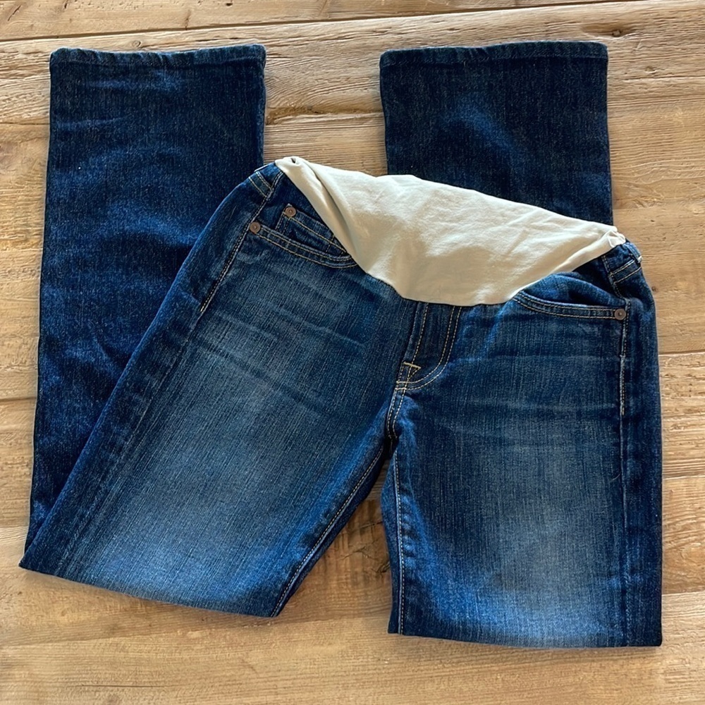 7 For All Mankind A Pea in a Pod Collection Maternity Jeans